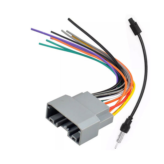 Suitable for Jeep New for Dodge for Wrangler Car Stereo Radio Cable Adapter Harness and Antenna