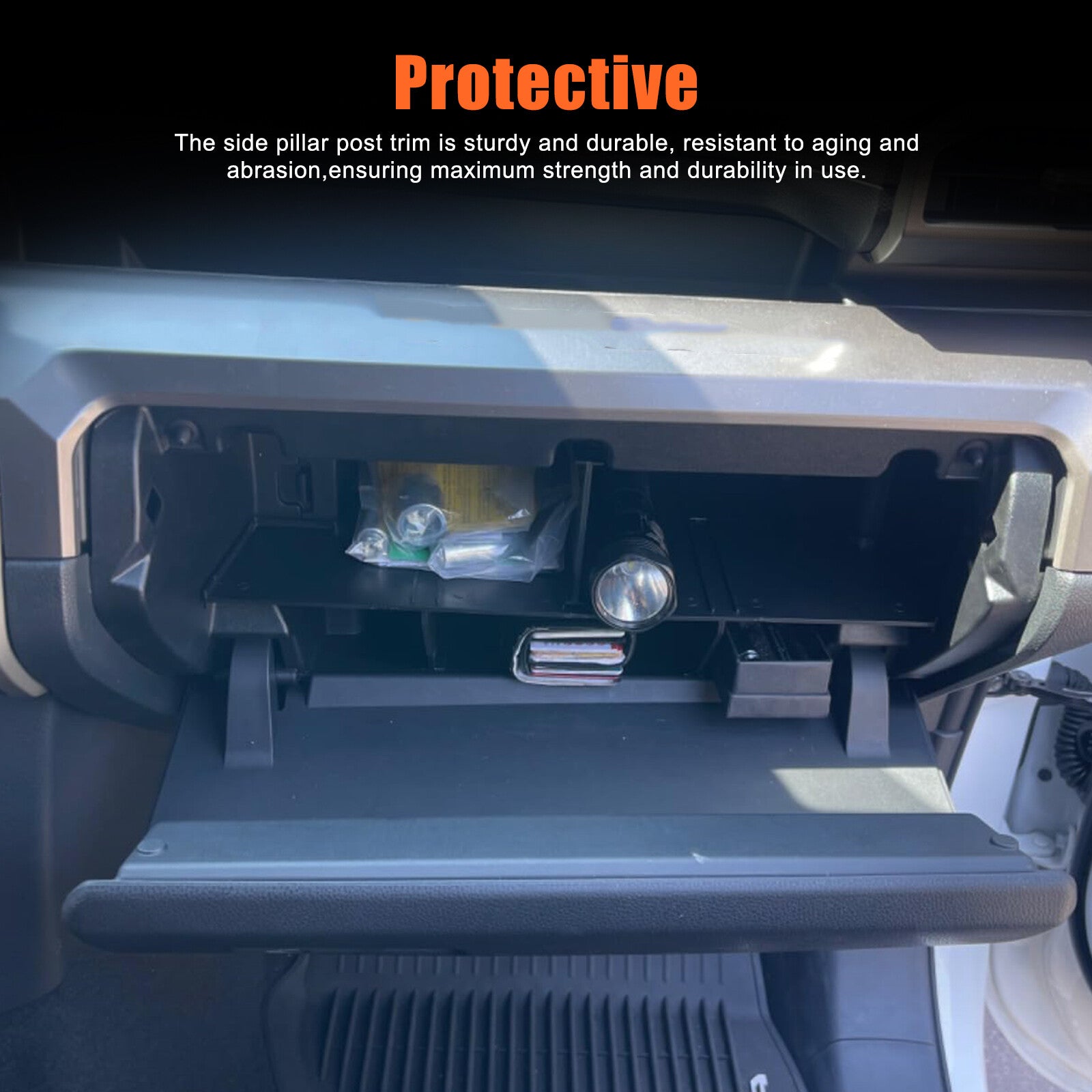 Glove box storage organizer insert divider for Tacoma 2024-25 Accessories - n