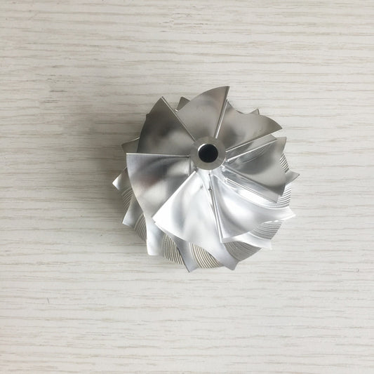 RHF55 52.60/65.00 mm 7+7 Blade Turbine Blank Compressor Wheel VF30/VF34 Upgrade Version