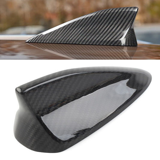 For Mazda3 Axela CX-3 CX-4 CX-5 CX-8 Black Carbon Fiber Shark Fin Antenna Cover Q