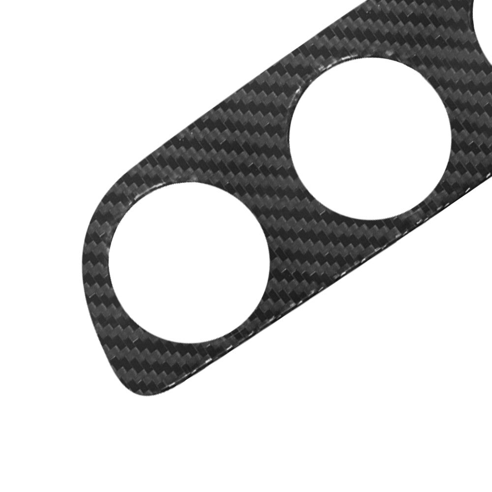Red Carbon Fiber Door Window Control Panel Cover Trim for Audi Q7 2007-2015 v