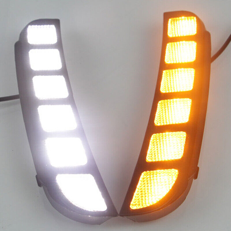 2017-2019 For Explorer LED DRL Front Bumper Fog Lamp / Turn Signal Lamp n