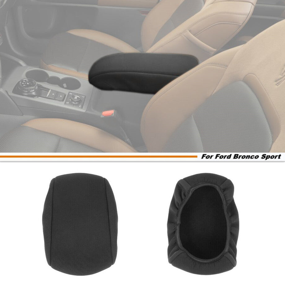 For 21-2024 Bronco Sport Center Console Armrest Box Soft Mats Protect Cover v