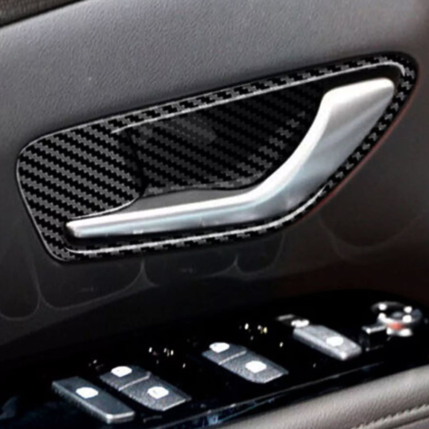 REAL CARBON FIBER SINGLE BUTTON STARTER SWITCH COVER DECOR forTING for X3 G01 X4 2018-2021- v