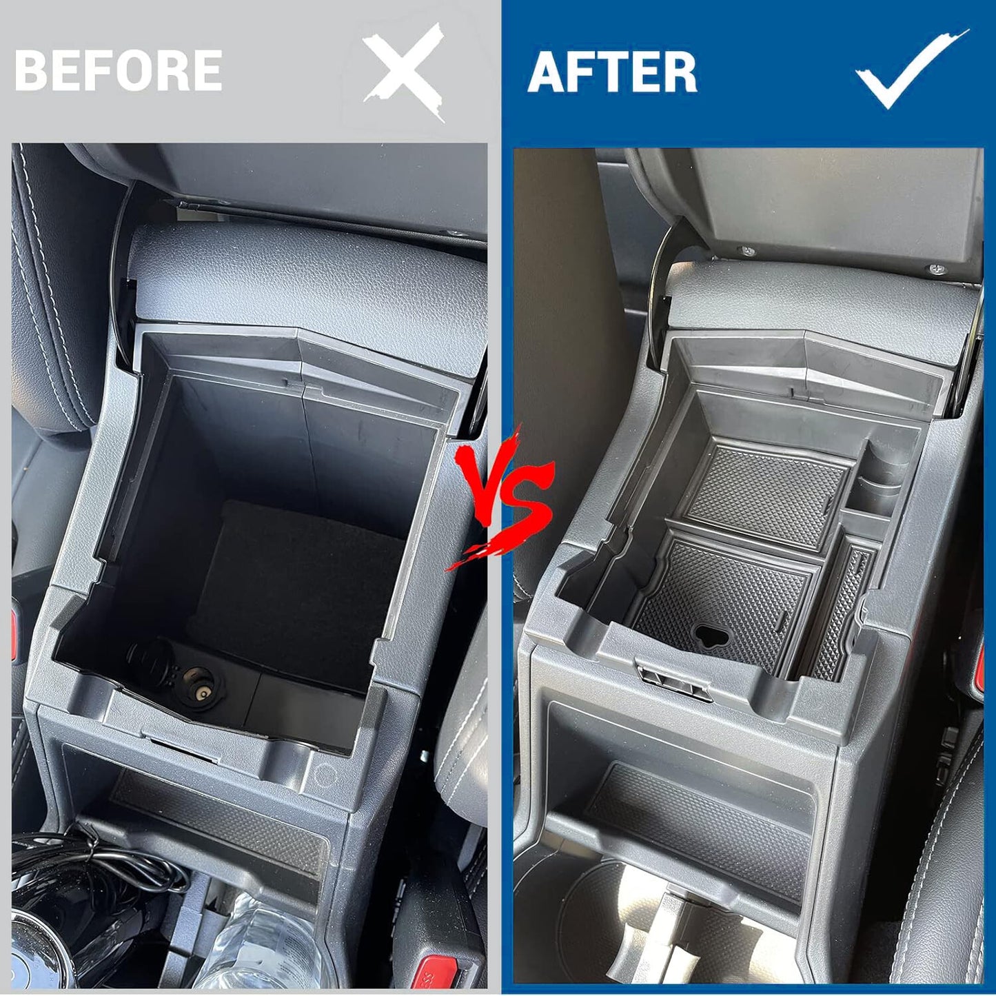 Suitable for 2019-2024 for Subaru Forester center console armrest storage box/tray. n