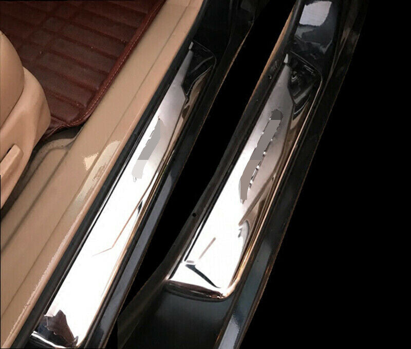 4P Outer Door Sill Scuff Plate Guard Entry Pad for Honda Accord Sedan 2003-2007
