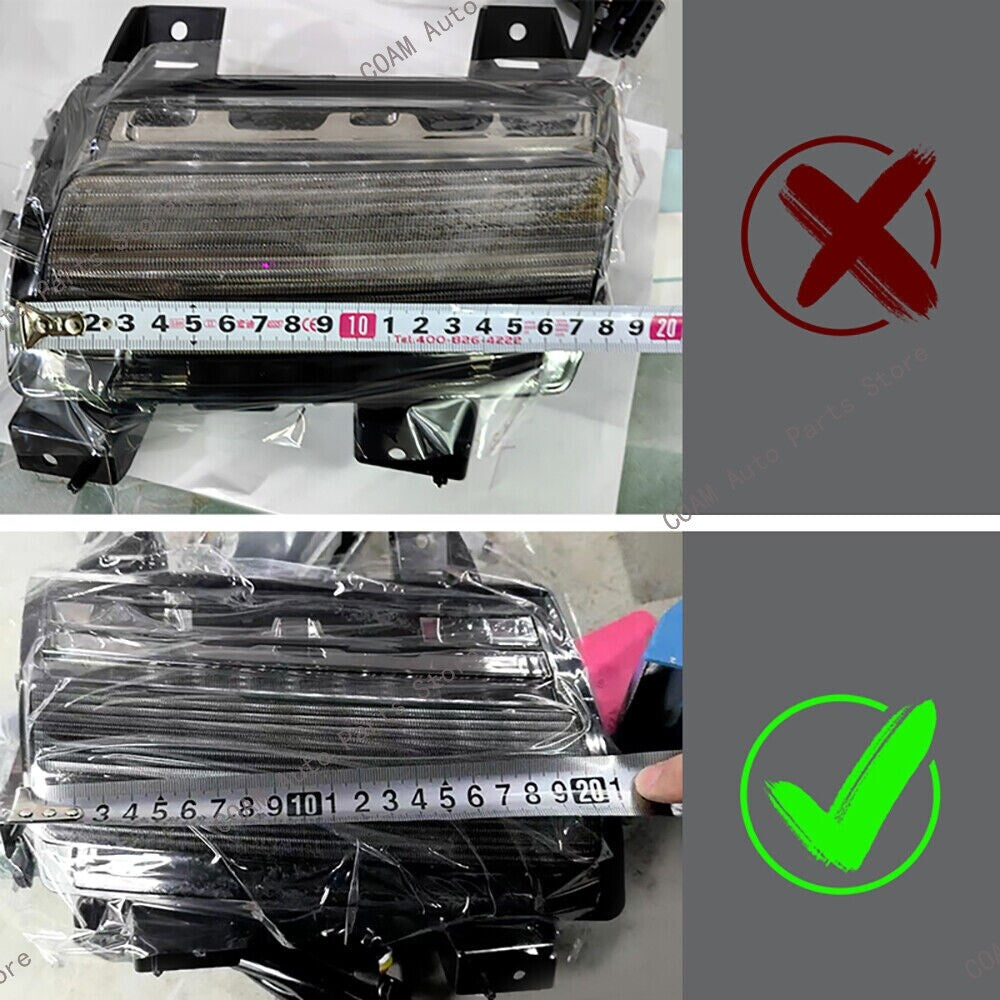 2-Piece Front Wheel Arch Light Cover Trim in Black for Jeep for Wrangler JL JT 2018-2023