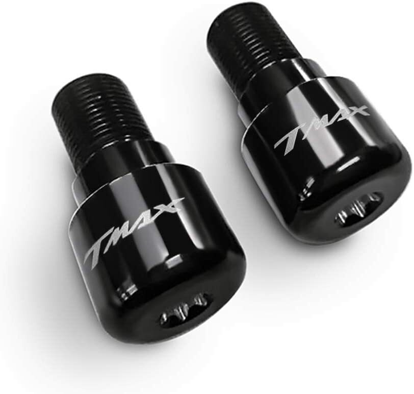 Black HandleBar Slide Terminal Grips Bar End for YAMAHA T-MAX 500T-MAX 530 15-16
