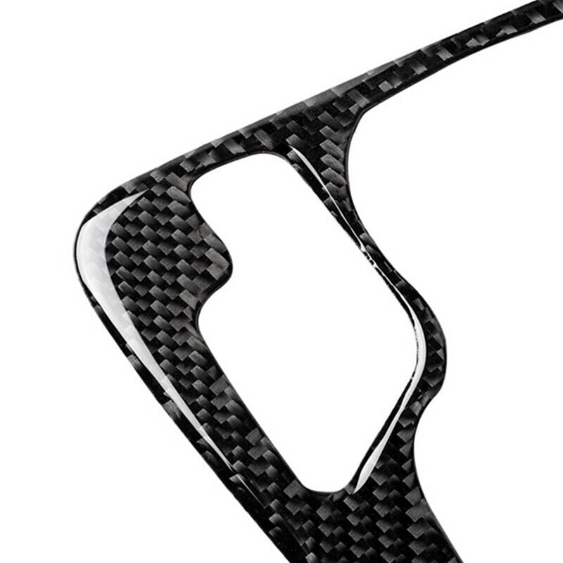 Real Carbon Fiber Console Gear Shift Panel Cover Trim Fit for BMW 3 Series E46