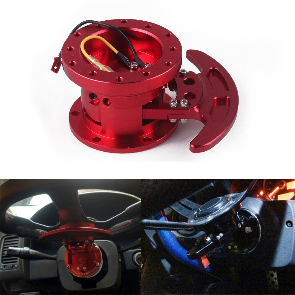 Racing Steering Wheel Quick Release Hub Adapter Body Removable Snap Off Boss Kit