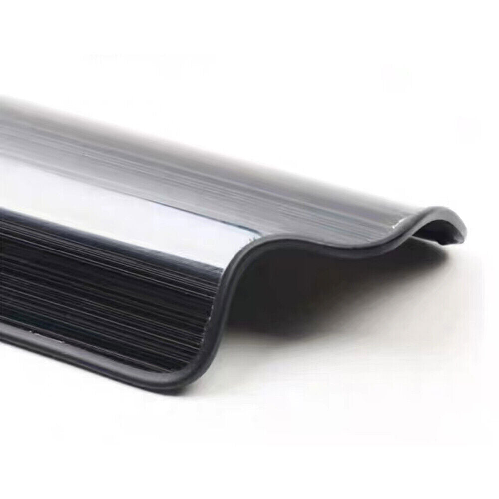2P for Volkswagen Atlas 18-23 Silver Steel Rear for Seat Anti-Kick Panel Trim Strip