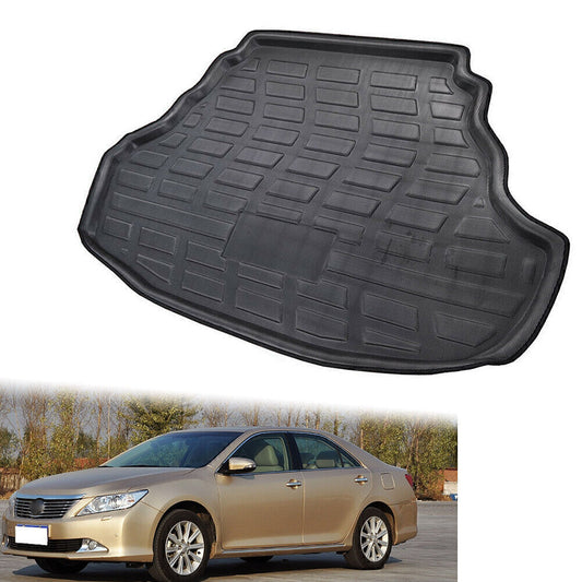 Rear Trunk Mat Boot Liner Cargo Tray Floor Carpet Black for Toyota for Camry 2012-17