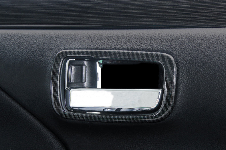 for Hyundai for Elantra 2017-2020 Matte Silver Inner Door Handle Molding Cover Trims v