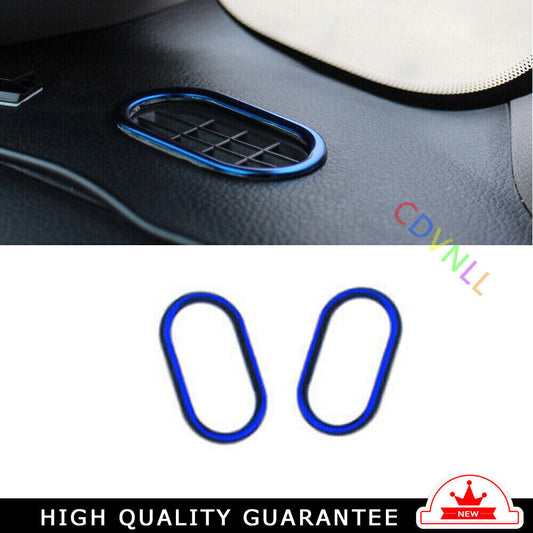Instrument LR Air Outlet Vent Trim Fit for Kia K3 Forte 2014-2018 Blue Titanium