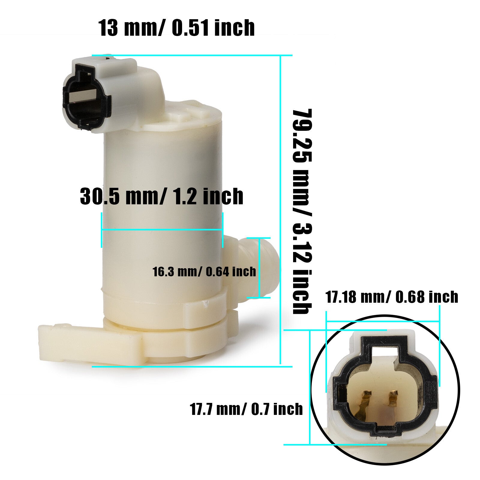 28920-3Z000 Washer Pump For Patrol GU Y61 97-04 2.8 TD 4.2 1998-2004 AU v