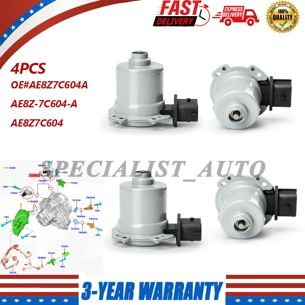 4PCS Automatic Transmission Clutch Actuator for Ford Fiesta Focus 2.0L 2012-2017