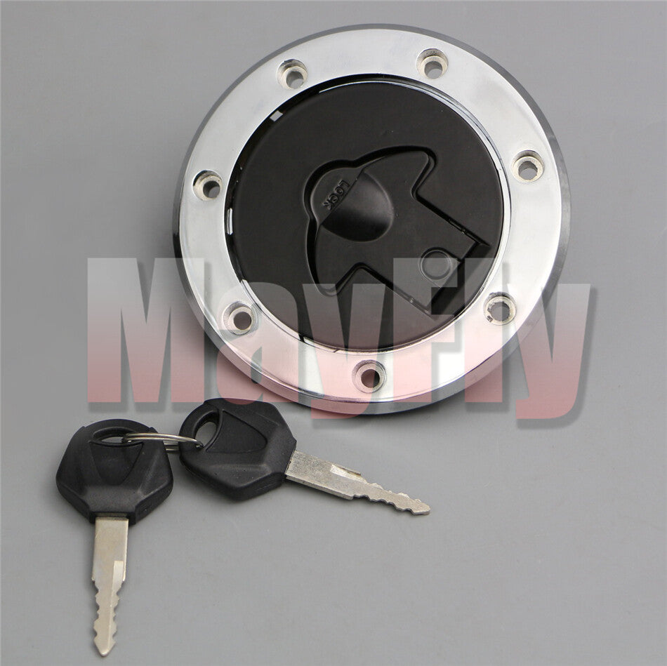 Fuel Gas Tank Cap Cover Lock W/Key Fit for Kawasaki ZX900 ZX-9R GPZ900/R