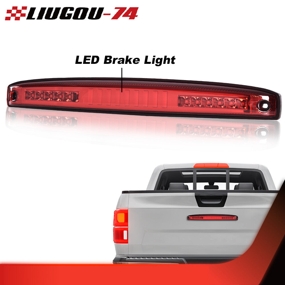 Suitable for 03-06 for Dodge for Ram 3D LED rear center tailgate third brake light (red) Q
