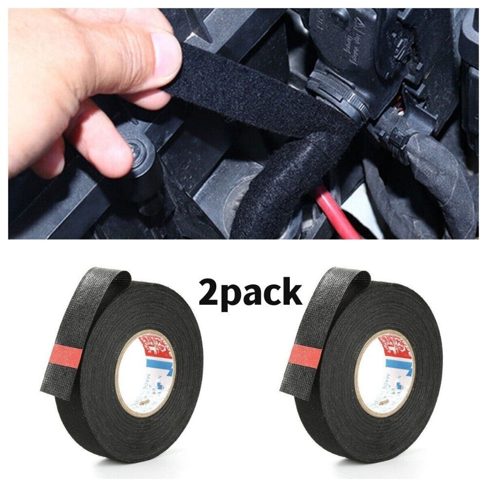 2Car Roll Cloth Wiring Harness Loom Tape Self-adhesive Insulation Shield Cable. n