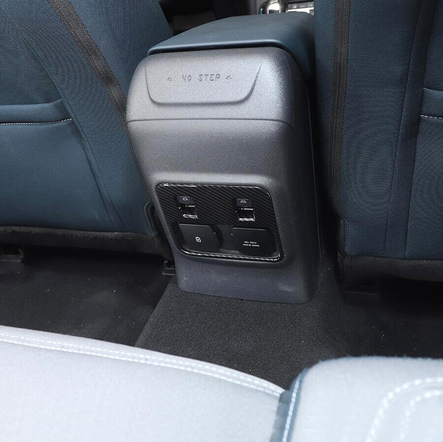 For 21-23 Bronco Carbon Fiber Rear Window Control Switch Button Cover Trim v