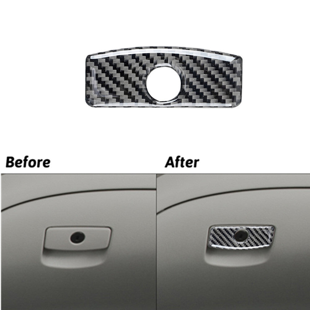 Carbon Fiber Interior Glove Box Switch Cover Trim for Subaru Forester 2009-2013
