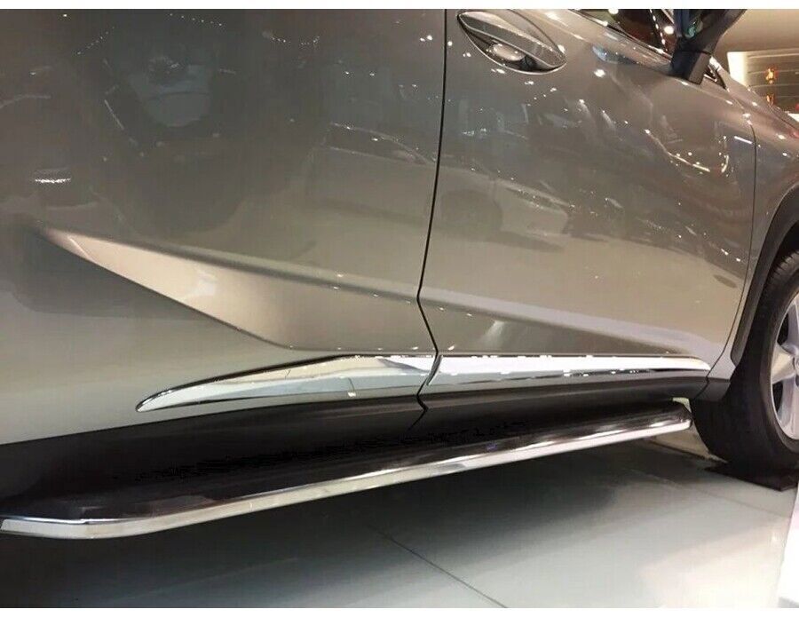 for Lexus NX200t NX300h 2015-2021 Chrome ABS Door Body Side Strip Cover Trim Set
