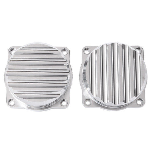 2x Silver Carburetor Cover Ripple Sliver Fit Scrambler/Thruxt 900 08-15 Q