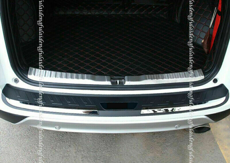 for Honda CRV 2012-16 Silver Steel Inner Rear Bumper Protector Scuff Plate Cover