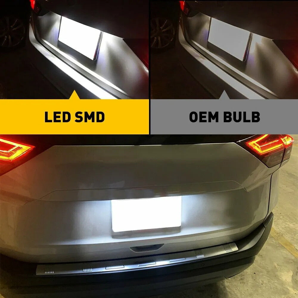 2. Applicable to 2019-2021 Altima white LED license plate light label rear light - n