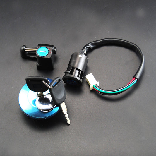 Ignition Lock Fuel Tank Cap Lock Helmet Lock for Honda for Mini Trail Monkey Bike