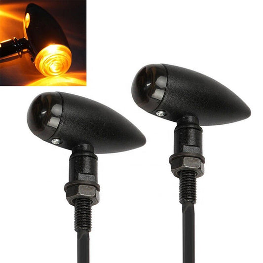 for Harley Davidson Sportster XL 1200 883 Dirt Bike Chrome Turn Signals Lights