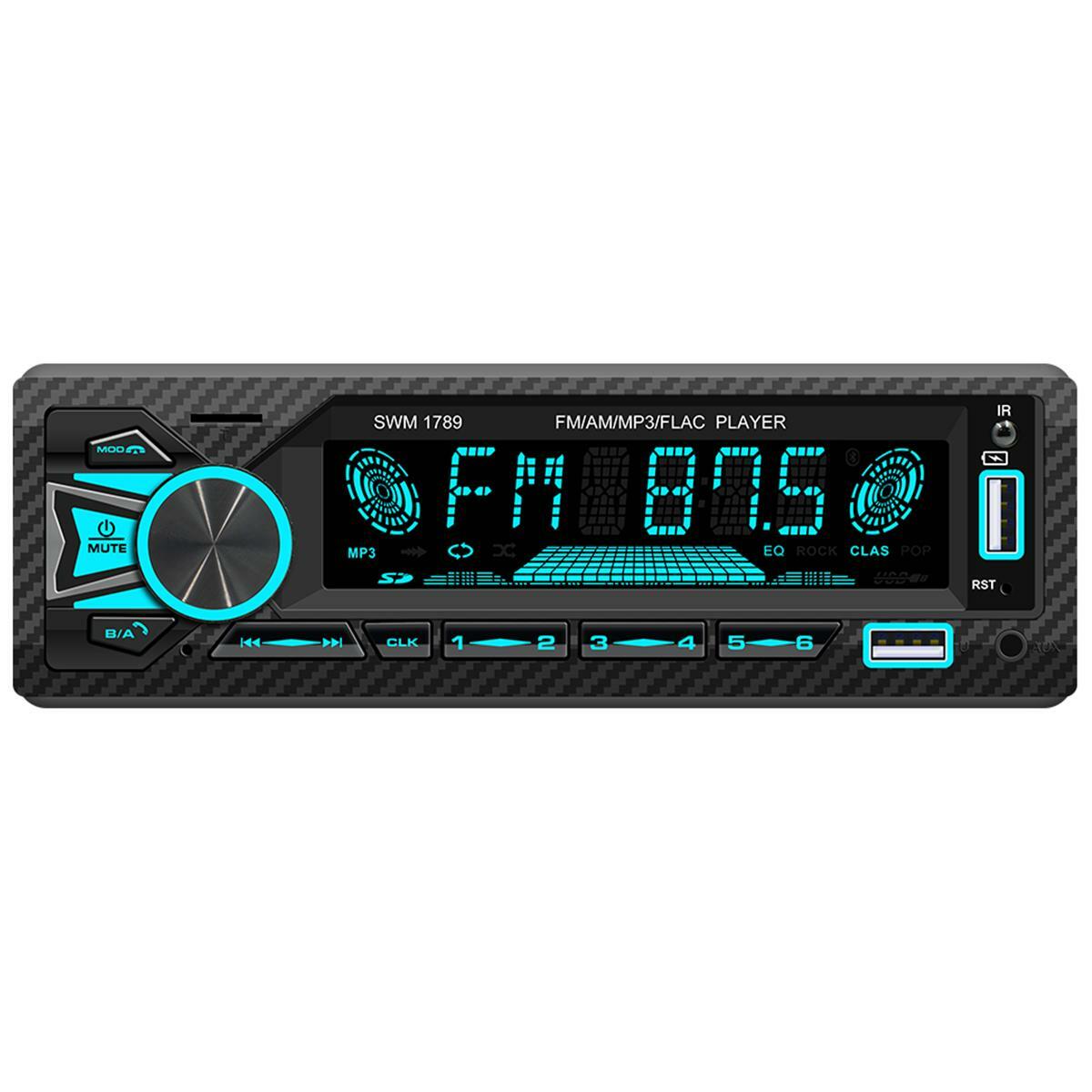 Bluetooth car stereo FM/AM radio MP3 player with built-in audio receiver (single DIN-) n