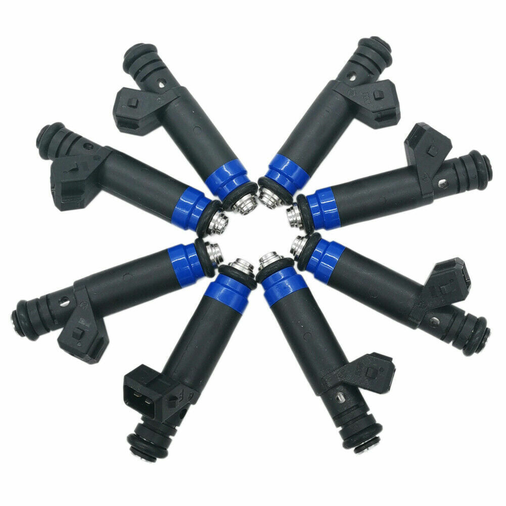 8X Fuel Injectors 80lb EV1 FI114991 for Ford for Mustang for Chevrolet Camaro for BMW 530i