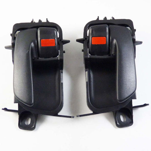 New Interior Door Handle Driver Passenger Side Black Set Fits for 69205-07010- v