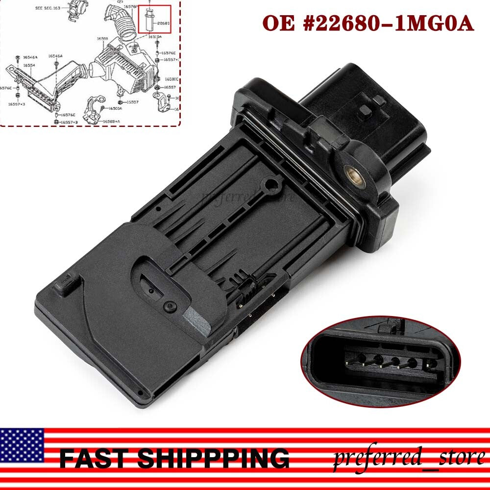 22680-1MG0A MASS airflow sensor is suitable for Sentra Altima 2.5L L4 gas engines (2013-2015). v