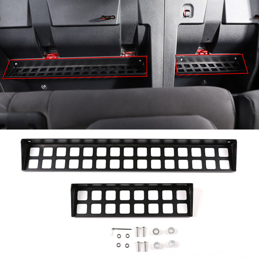 Rear for seat cargo storage box suitable for Tacoma 2016-2020, 2-piece aluminum alloy design. n