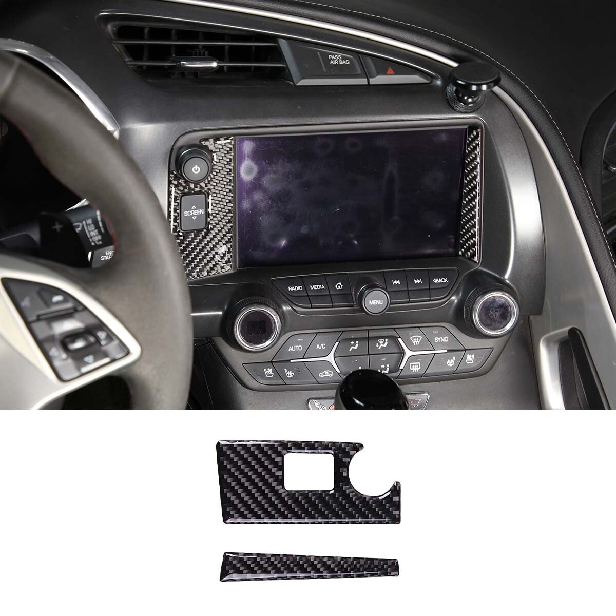 8-piece ABS carbon fiber exterior door handle cover decoration suitable for TITAN 2016-2023- v