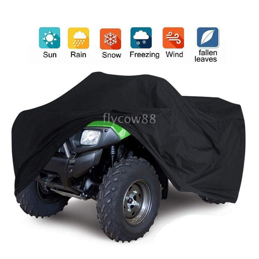 3XL Black ATV Waterproof Cover for Honda Rancher Foreman TRX 420 400 350 450 500 Q