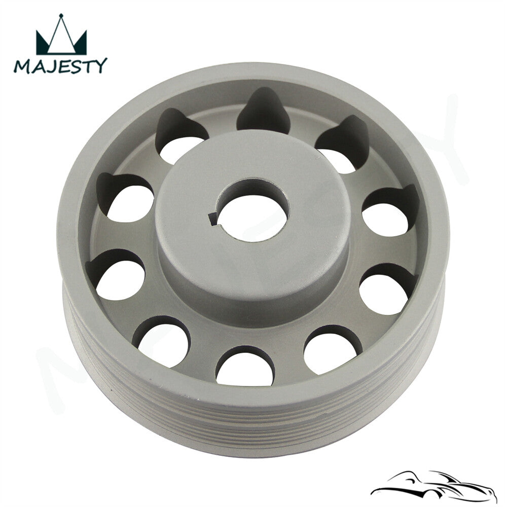 Light Weight Crankshaft Crank Pulley for Subaru Impreza WRX STI Legacy Gray