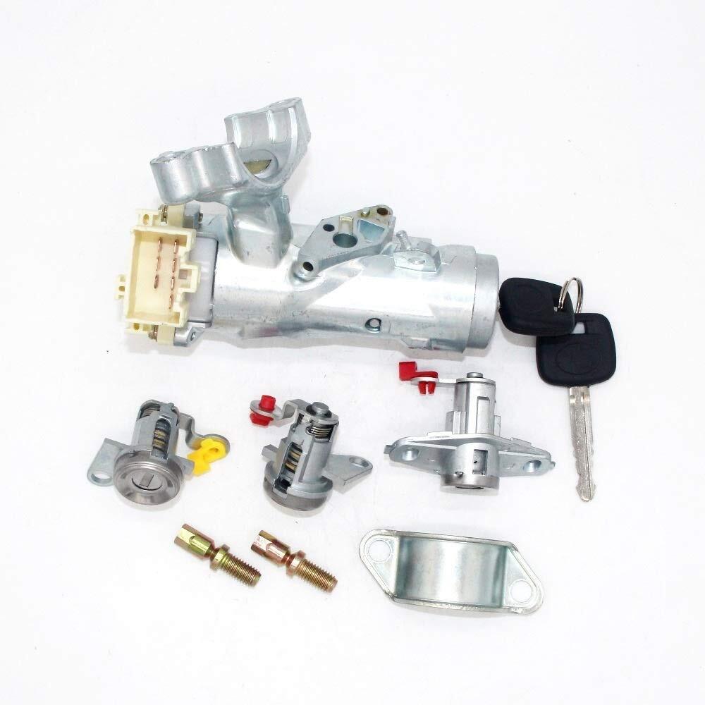 Complete Set Ignition Door Trunk Lock Barrel Cylinder for Corolla AE110 n