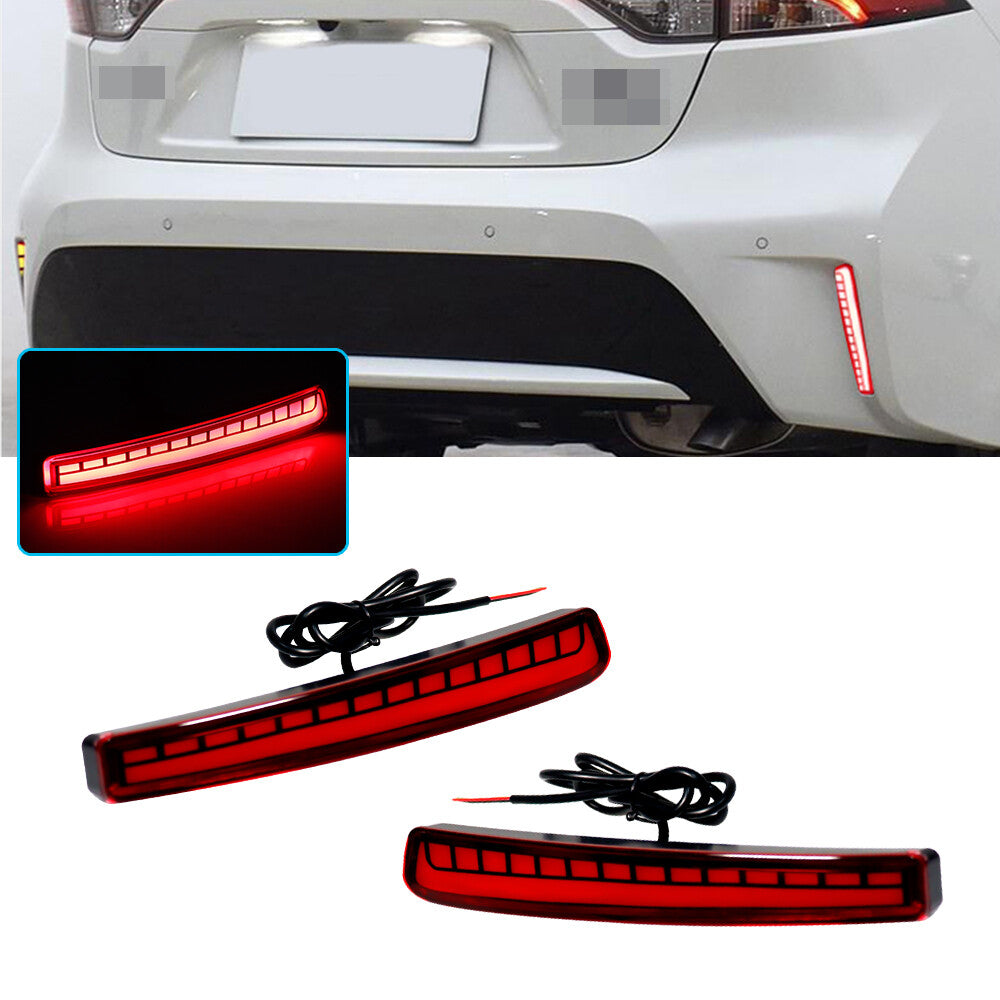 Red LED Turn Signal Tail Light Night DRL Light for for Corolla 2020 2020 2021- v
