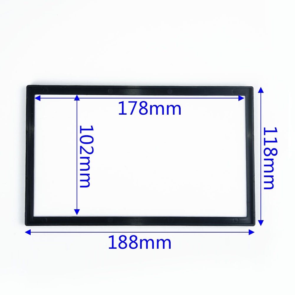 Replace 2-Din Stereo Audio Dash Bezel Panel Mounting Frame For Car DVD Player 7