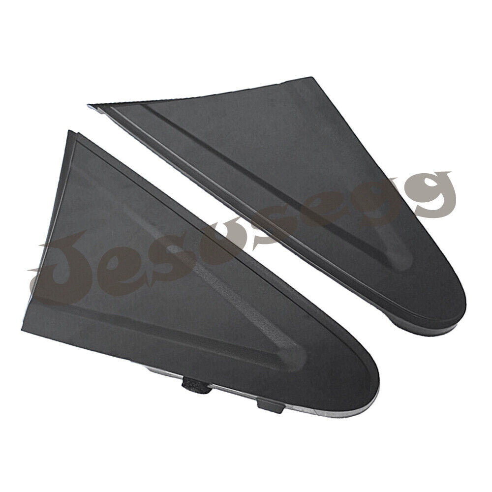 2x Left  Right for Honda for Civic 2012-15 Front Exterior Pillar Corner Trim Black