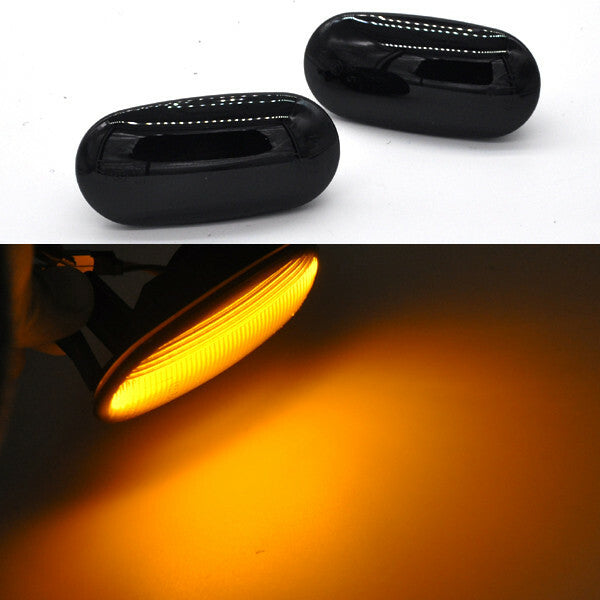 2x smoke LED Side Marker signal Light For Lancer Pajero Mirag Galant v