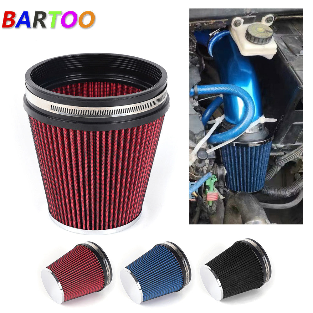 Short 6 152mm High Flow Inlet Truck Air Intake Cone Replacement Dry Air Filter Q