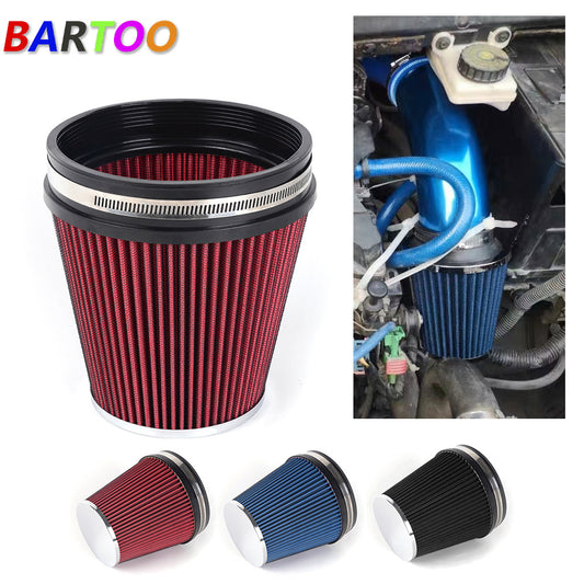 Short 6 152mm High Flow Inlet Truck Air Intake Cone Replacement Dry Air Filter Q