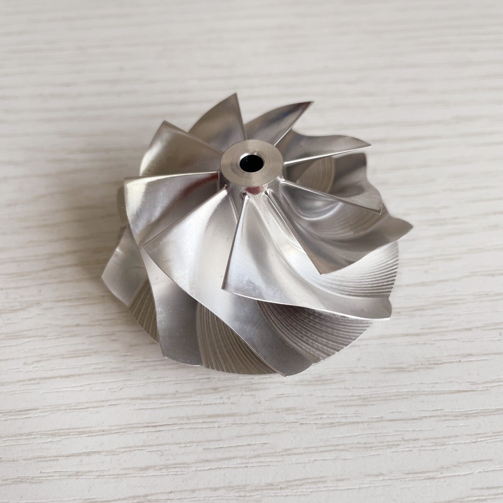 GT12 46.02/58.00 mm 9+0 Blade High-Performance Turbine Compressor Wheel