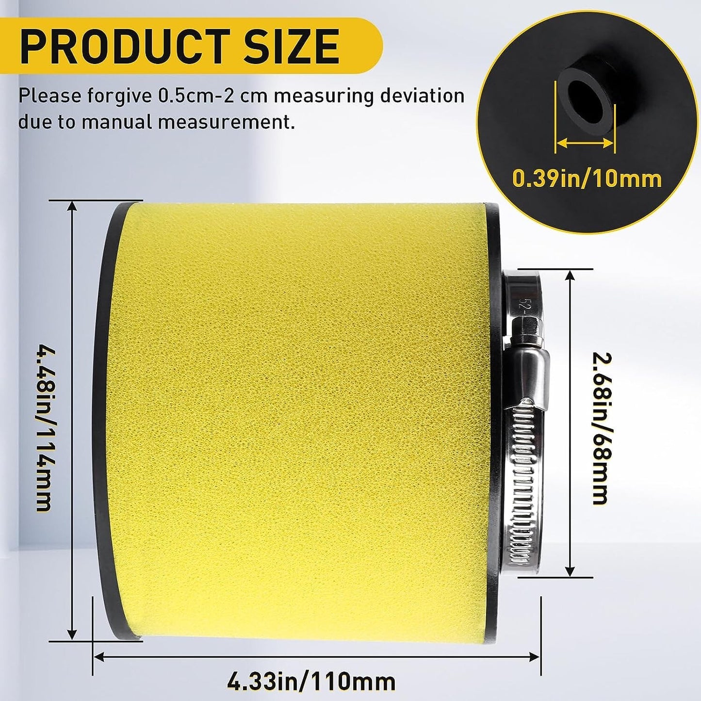 Air Filter for Honda Rancher400 TRX400FA TRX400FGA Foreman 400 450 17254-HN5-670