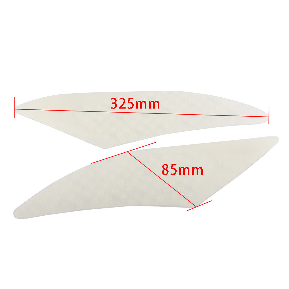 Clear Gas Tank Traction Pads Side Knee Grip Protector for YAMAHA R6 2017 2018