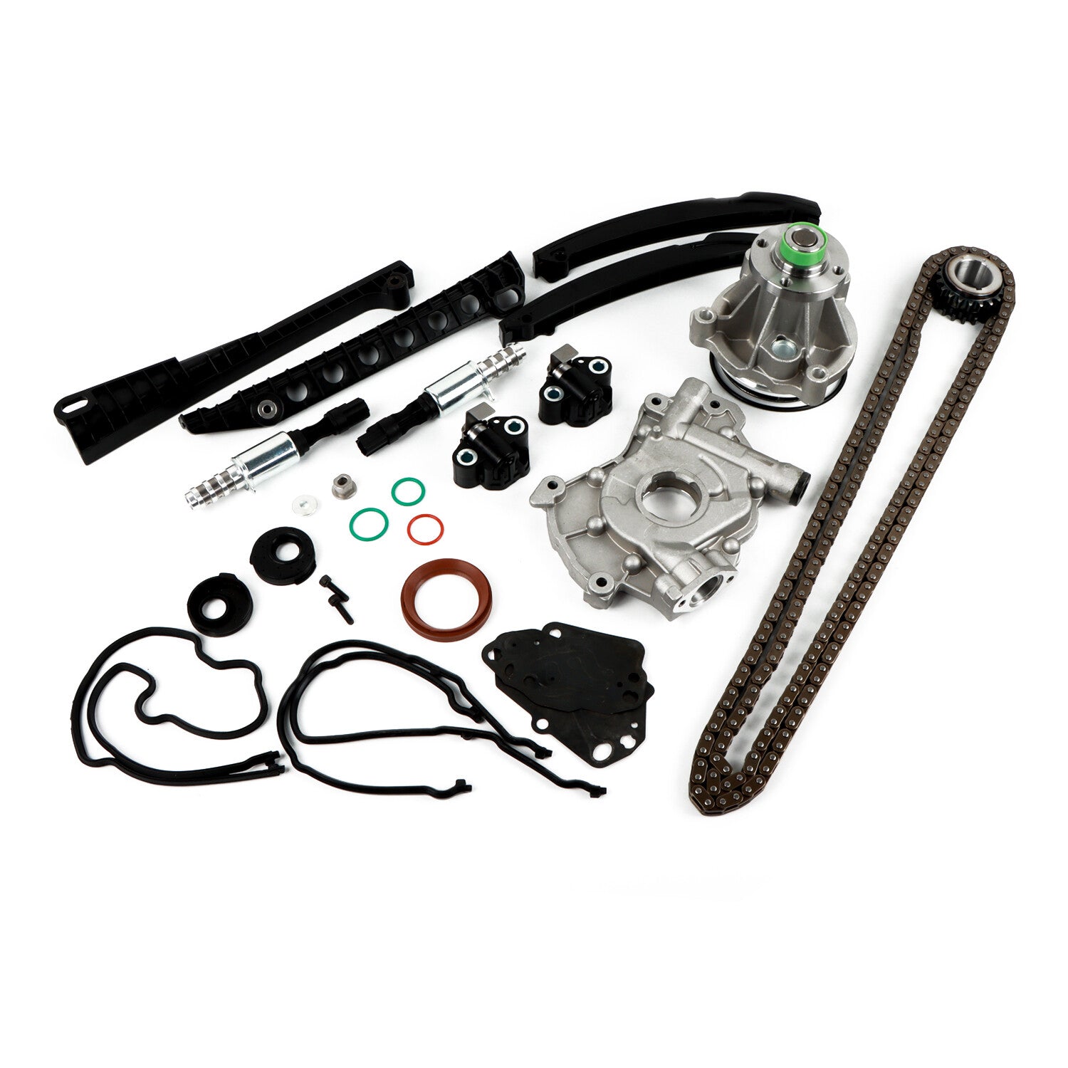 For 04-08 for Ford F150 for Lincoln 5.4L 3V Timing Chain Kit Oil+Water Pump Cover Gasket